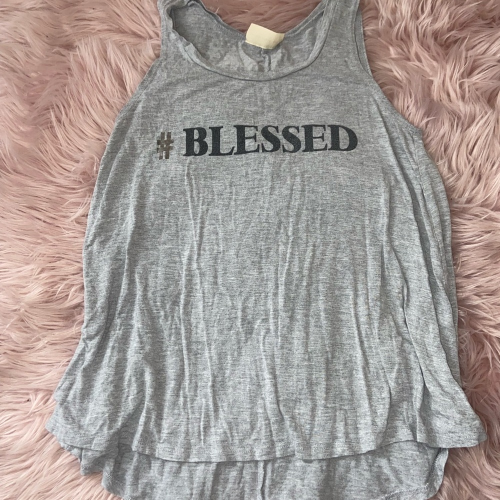Gray tank top
